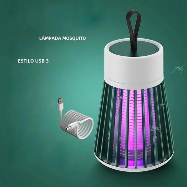 Imagem de Lâmpada Assassina de Mosquito Elétrica USB - Armadilha e Repelente Anti-Mosquito