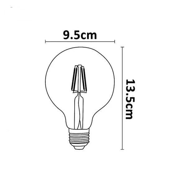 Imagem de Lâmpada Ballon Filamento Âmbar 4,5w  2700k E27 Bivolt