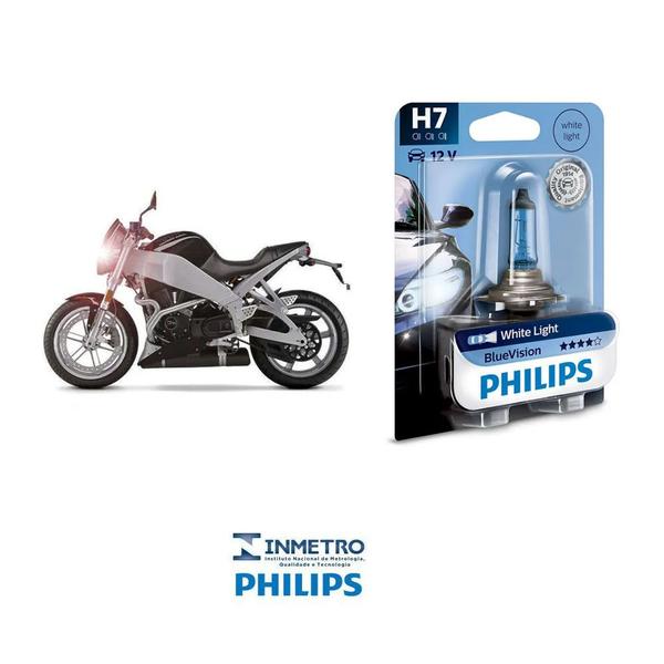 Imagem de Lâmpada BlueVision Philips H7 BUELL Lightning XB125 CG