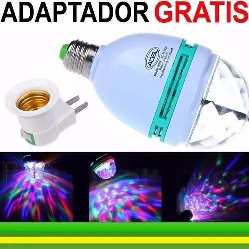 Imagem de Lâmpada Bola Giratória RGB Led Festas