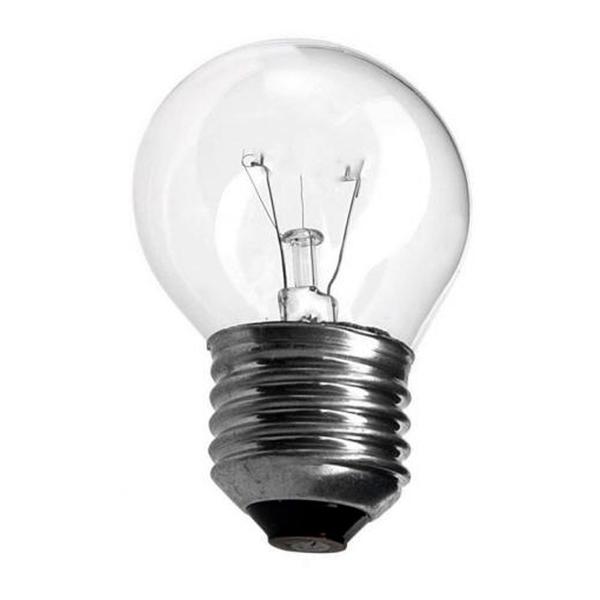 Lâmpada Bolinha 25w Incandescente E-27 220v Clara - BRASFORT Imagem de Lâmpada Bolinha 25w Incandescente E-27 220v Clara