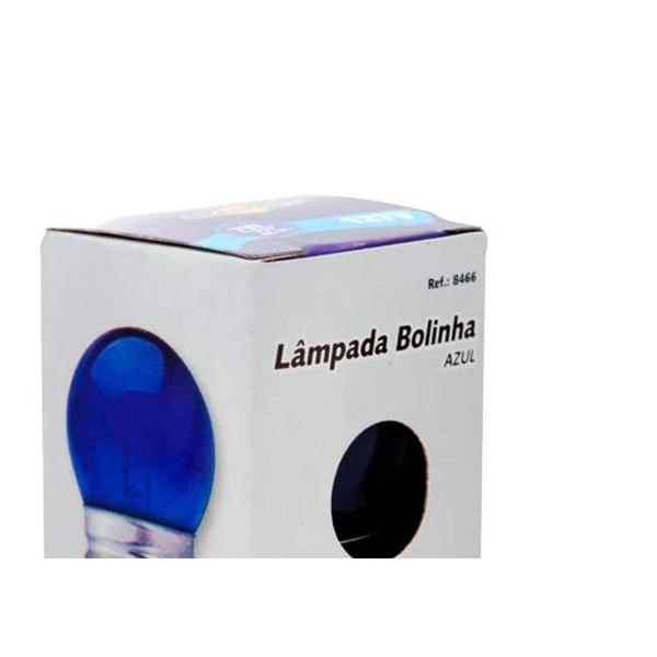 Imagem de Lampada Bolinha Brasfort 07Wx127V Azul 8466 - Kit C/25