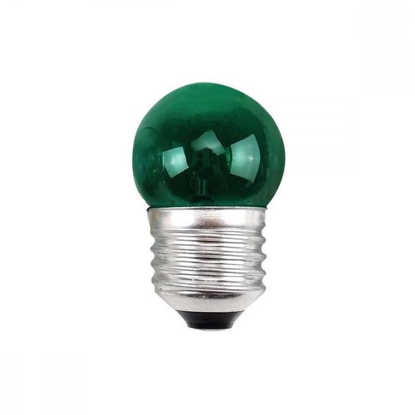 Imagem de Lampada Bolinha Brasfort 07Wx127V Verde 8469 - Kit C/25