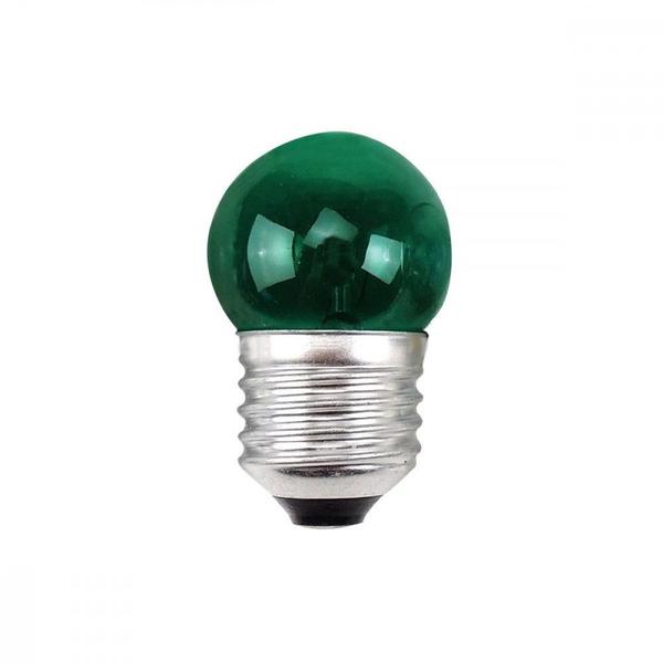 Imagem de Lampada Bolinha Brasfort 07Wx127V Verde 8469 - Kit C/25