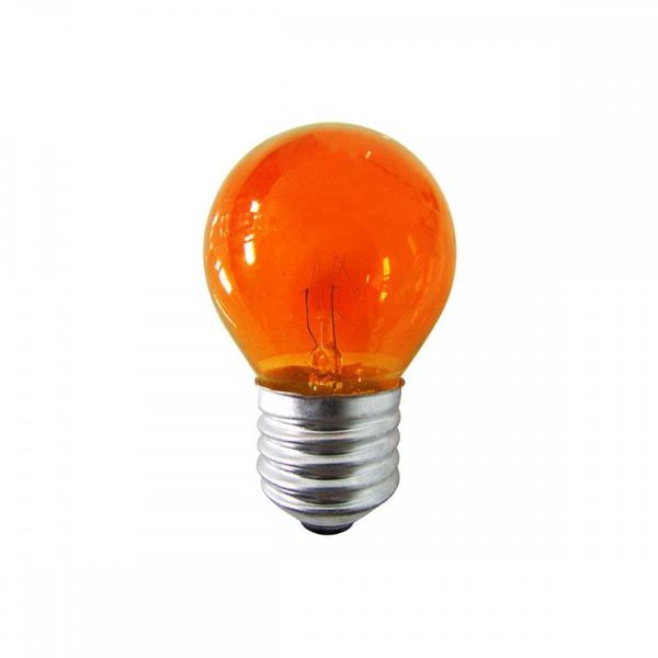 Imagem de Lampada Bolinha Brasfort 15Wx127V Laranja 8482 - Kit C/25