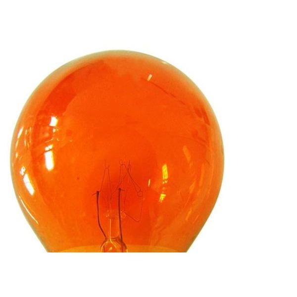 Imagem de Lampada Bolinha Brasfort 15Wx220V Laranja 8490 - Kit C/25