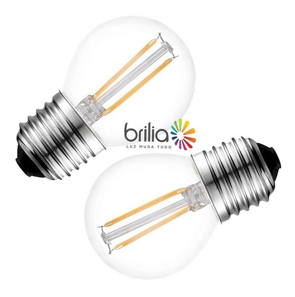 Imagem de Lâmpada Bolinha Filamento Led 2W Bivolt E27 Quente