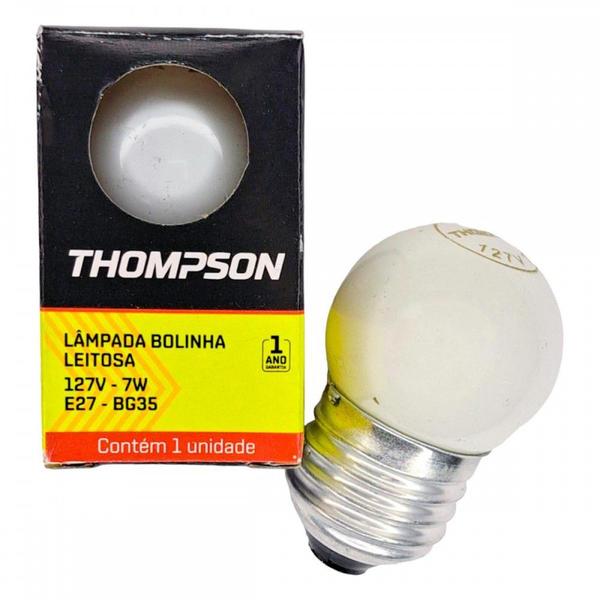 Imagem de Lampada Bolinha Thompson 7Wx127V Leitosa . / Kit C/ 10 Peças