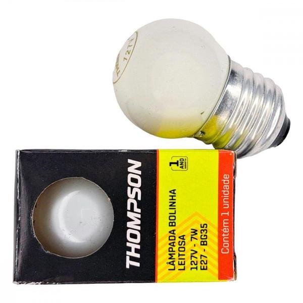 Imagem de Lampada Bolinha Thompson 7Wx127V Leitosa ./ Kit Com 10 Peças