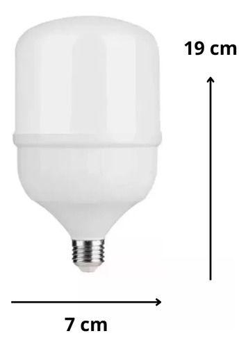 Imagem de Lâmpada Bulbo Alta Potência 50w Branco Frio 6500k 4000lm E27 Cor Da Luz Branco-frio 110v/220v