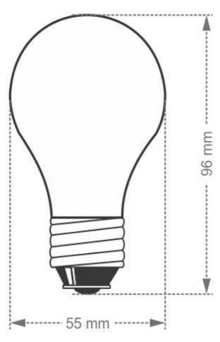 Imagem de Lâmpada Bulbo Halógena A55 Taschibra 28W E27 220V