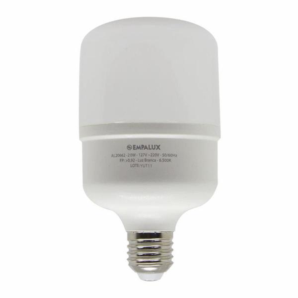 Imagem de Lâmpada Bulbo Led 20w Luz Branca 6500K E27 Bivolt - Empalux