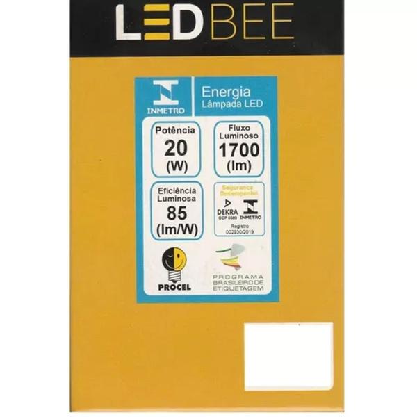 Imagem de Lâmpada bulbo led alta potência 20w 6500k bivolt e27 led bee