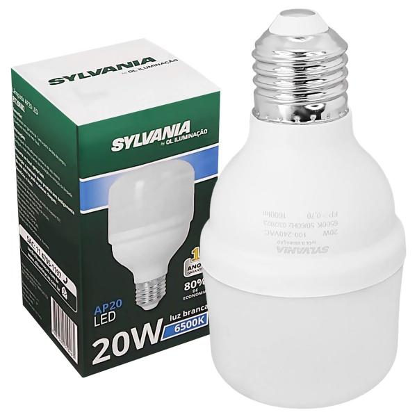 Imagem de Lâmpada Bulbo Led Alta Potência 20W Bivolt Frio 6500K