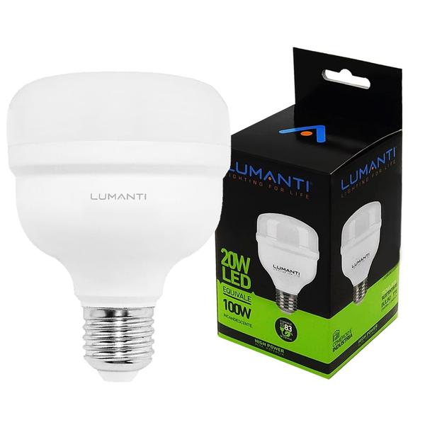 Imagem de Lâmpada Bulbo Led Alta Potencia 20W E27 Branco Frio