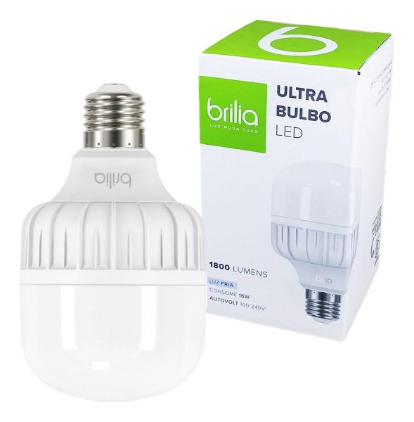 Imagem de Lâmpada Bulbo Led T80 Sorvete 16W E27 Biv Branco Frio