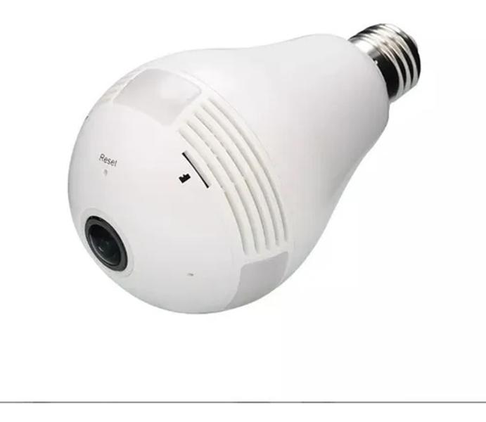 Imagem de Lâmpada Câmera Espiã Wifi Led Ip Hd Panorâmica 360º 