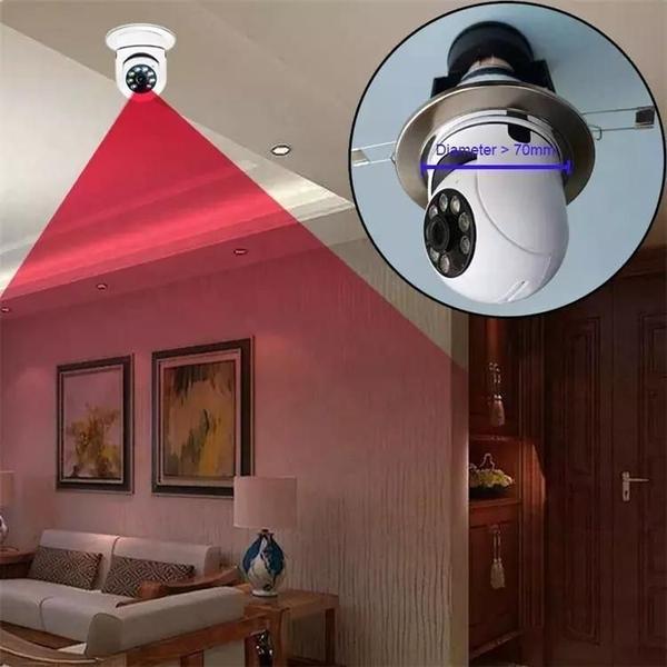 Imagem de Lampada Camera Para Area Externa Com Microfone E Sensor E27