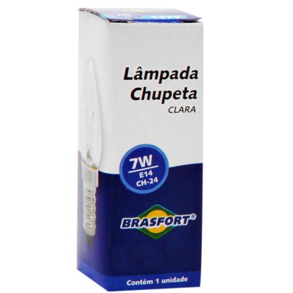 Lâmpada Chupeta 7 Watts 220 Volts Clara - 8503 - BRASFORT Imagem de Lâmpada Chupeta 7 Watts 220 Volts Clara - 8503 - BRASFORT