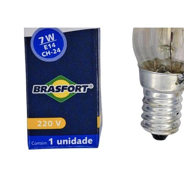 Imagem de Lampada Chupeta Brasfort 7Wx220V. E14 Clara ./ Kit Com 25 Peças