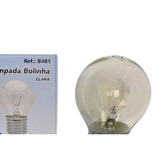 Imagem de Lampada Colorida Brasfort 15Wx127V. Clara - Kit C/25 Peças