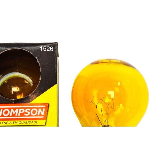 Imagem de Lampada Colorida Thompson 15Wx220V. Amarela - Kit C/10 Peças