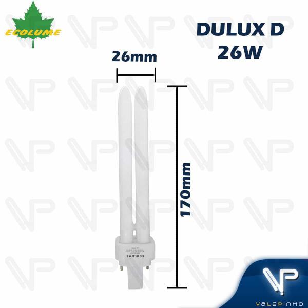 Lâmpada compacta 2pinos 26w 4000k(branco neutro)g23d-3 kit20 - Valepinho Imagem de Lâmpada compacta 2pinos 26w 4000k(branco neutro)g23d-3 kit20