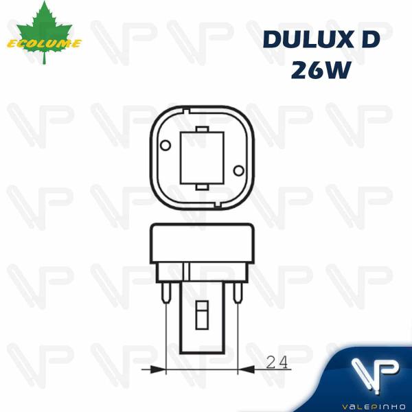 Lâmpada compacta 2pinos 26w 4000k(branco neutro)g23d-3 kit20 - Valepinho Imagem de Lâmpada compacta 2pinos 26w 4000k(branco neutro)g23d-3 kit20