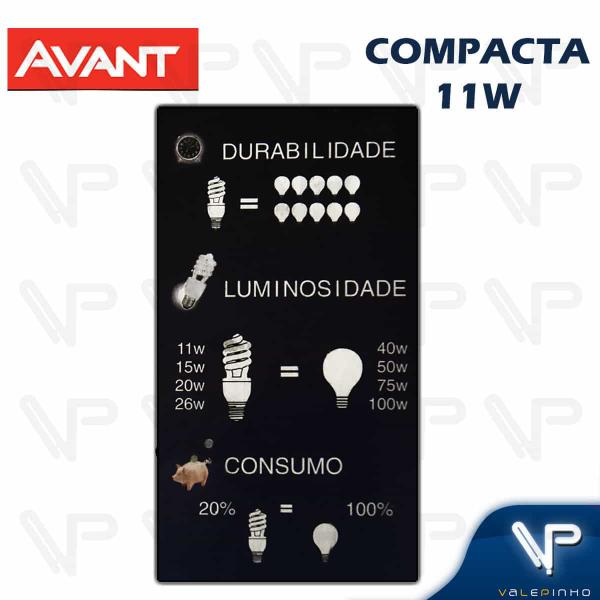 Imagem de Lâmpada compacta espiral 11w 220v 6400k(branco frio)e27