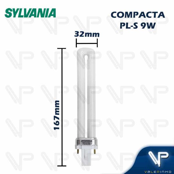 Imagem de Lâmpada compacta lynx s 2pinos 9w 4000k(branco neutro)g23 kit20