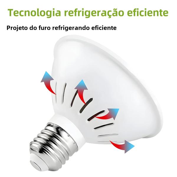 Lâmpada de Cultivo LED E27 Espectro Completo para Plantas Hidropônicas Imagem de Lâmpada de Cultivo LED E27 Espectro Completo para Plantas Hidropônicas