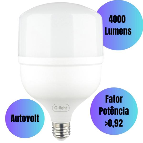 Imagem de Lâmpada de Led 50w Branco Frio 6500K E27 Autovolt Para Galpões Estudios de Fotografia Soft Box etc