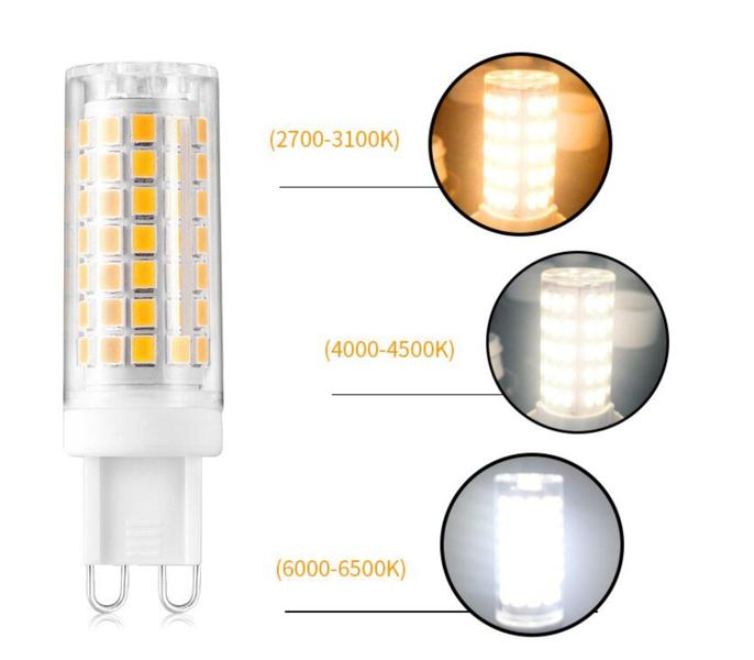 Imagem de Lâmpada De Led 5W Halopin Bipino Bocal G9 Para Lustres Pendentes Arandelas Bivolt 110V 220V Branco Frio 6000K