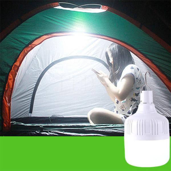 Imagem de Lâmpada De Led Bulbo Recarregavel Portatil 38w Camping - mais br