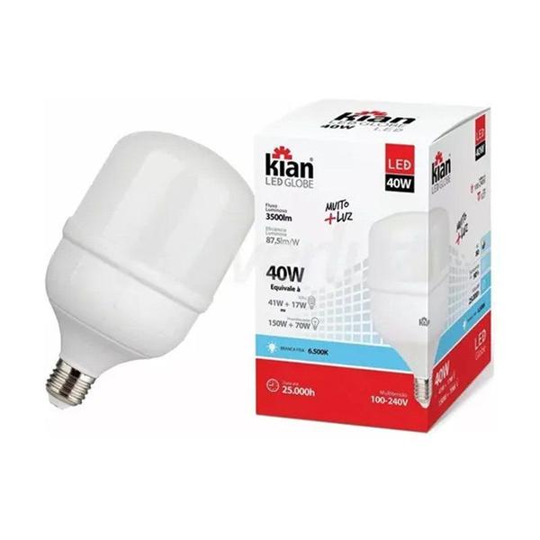 Imagem de Lâmpada De Led Globe E-27 40w 6500k Bivolt Kian