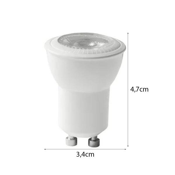 Imagem de Lâmpada de Led Mini Dicroica 4W 3000K Dimerizavel Bivolt - LEDPRO - LP215C