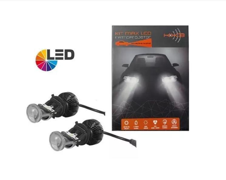 Imagem de Lâmpada De Led Mini Projetor Canhão 16.000 Lms Conector H4