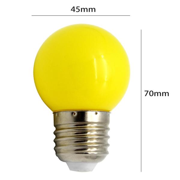 Imagem de Lâmpada de LED Para Decoração 1w Bivolt Amarelo - LA1WAM