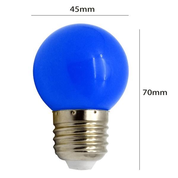 Imagem de Lâmpada de LED Para Decoração 1w Bivolt Cor Azul LA1WAZ