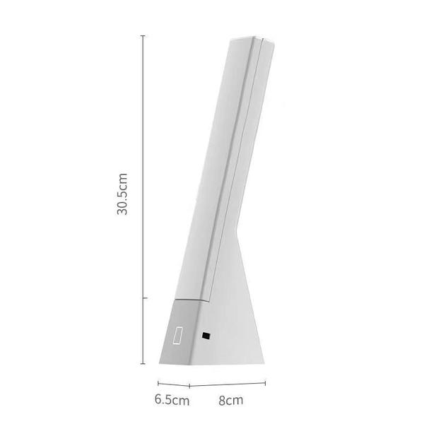 Imagem de Lâmpada de mesa de mesa USB, dormitório de plug-in dobrável