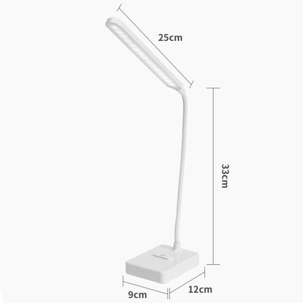 Imagem de Lâmpada de mesa led carregando lâmpada de mesa pequena, mesa de leitura de estudante