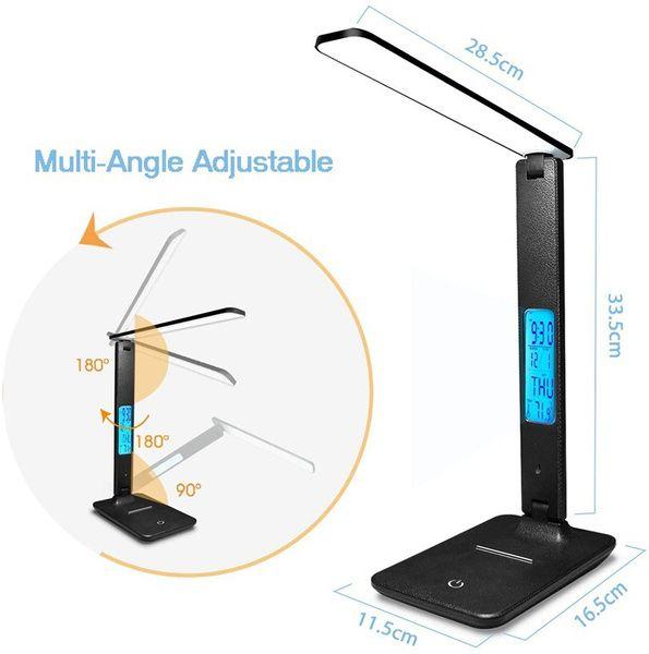 Imagem de Lâmpada de mesa LED com carregador sem fio