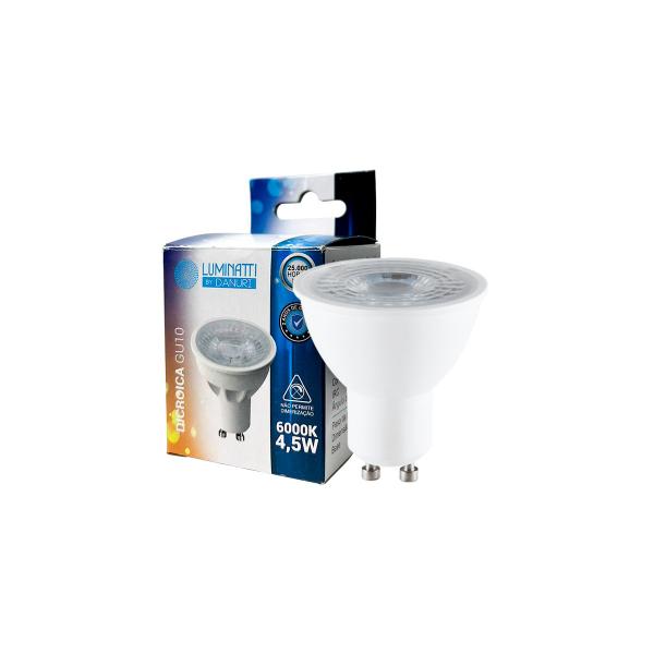 Imagem de Lâmpada Dicróica MR16 Led 2700K/4000K/6000K 4,5W Bivolt Luminatti LM040LM609LM041