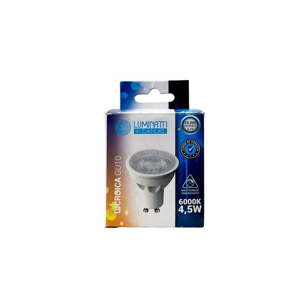 Imagem de Lâmpada Dicróica MR16 Led 2700K/4000K/6000K 4,5W Bivolt Luminatti LM040LM609LM041