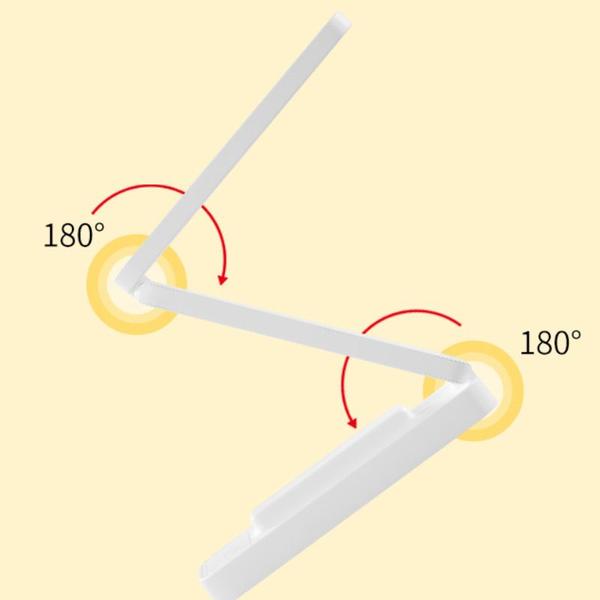 Imagem de Lâmpada do dormitório do estudante de mesa de estudo, flip de uso duplo