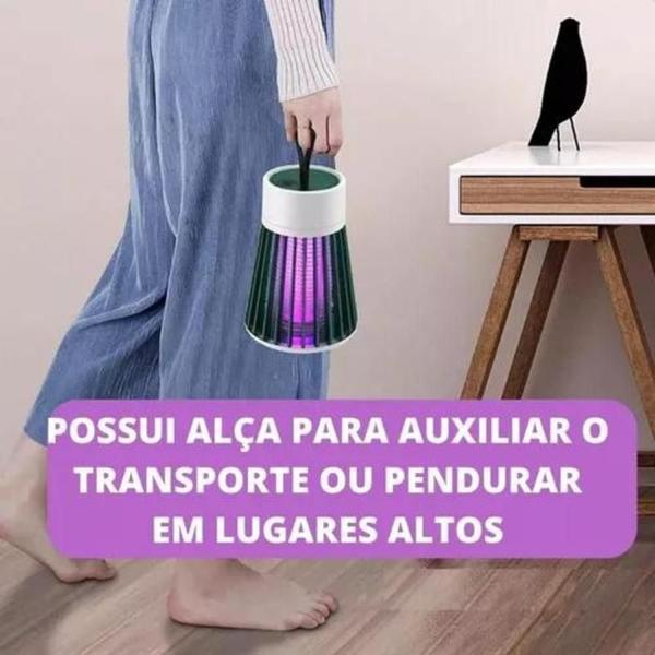 Imagem de Lâmpada Elétrica Aparelho para Matar Mosquito Mosqueteiro Led USB Pernilongos, Moscas, Mosquito