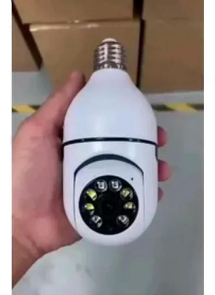 Lâmpada Espiã Câmera Ip 360 Hd Led Wifi - Rhos Imagem de Lâmpada Espiã Câmera Ip 360 Hd Led Wifi