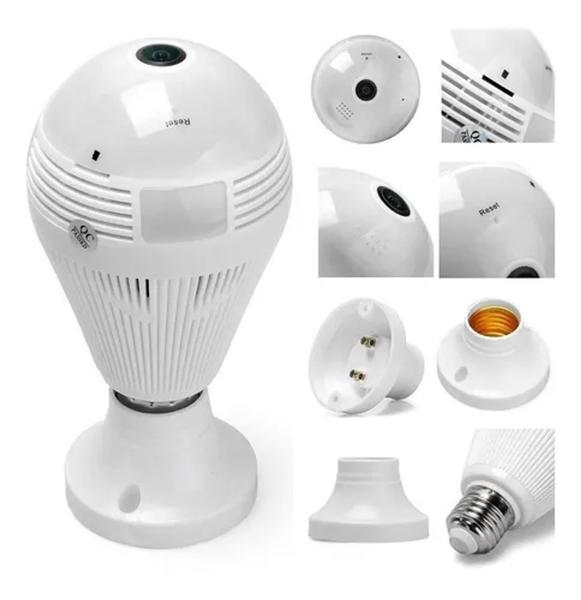 Imagem de Lâmpada Espiã Câmera Ip 360 Hd Led Wifi V380