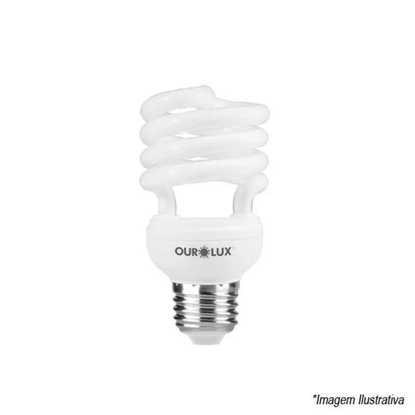 Imagem de Lâmpada Espiral 20 Watts 220 Volts Cor Branco frio 6400K OUROLUX