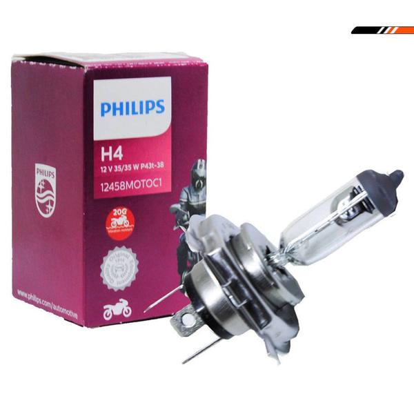 Imagem de Lampada Farol Moto H4 35x35 Extra Duty Philips